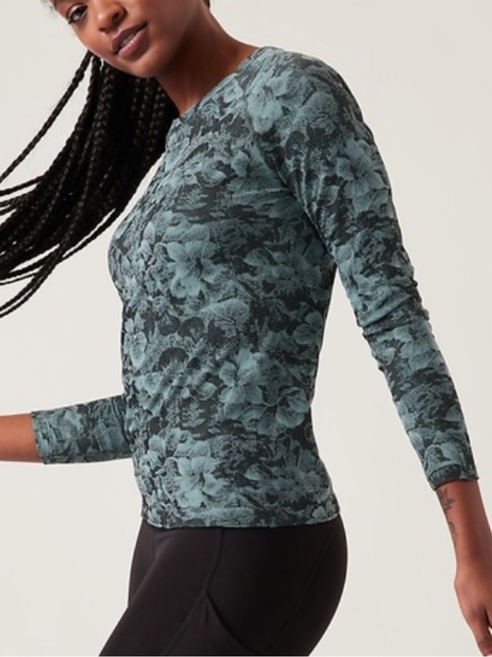 Athleta Momentum Seamless Long Sleeve Top